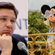 Left: Big Homophobia spokesperson Ron DeSantis (Joe Raedle/Getty Images), Right: M. Mouse (Kent Phillips/Walt Disney World Resort via Getty Images)
